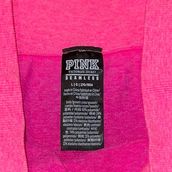Victoria’s Secret PINK Seamless Workout Shortie Size Large - Picture 9 of 9